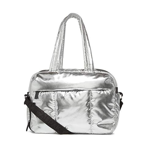 calpak luka duffel silver.